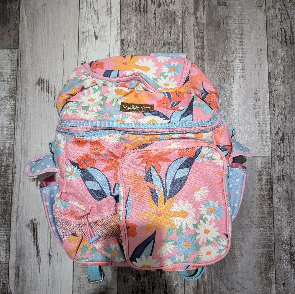 MATILDA‎ JANE Girls Adorable Floral INSULATED BACKPACK